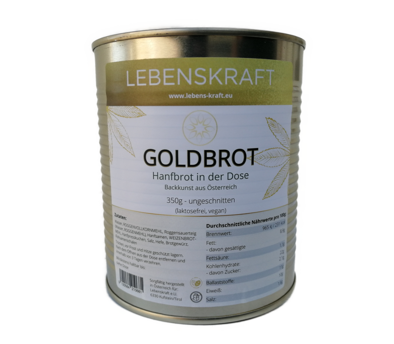 Lebenskraft Hanfbrot