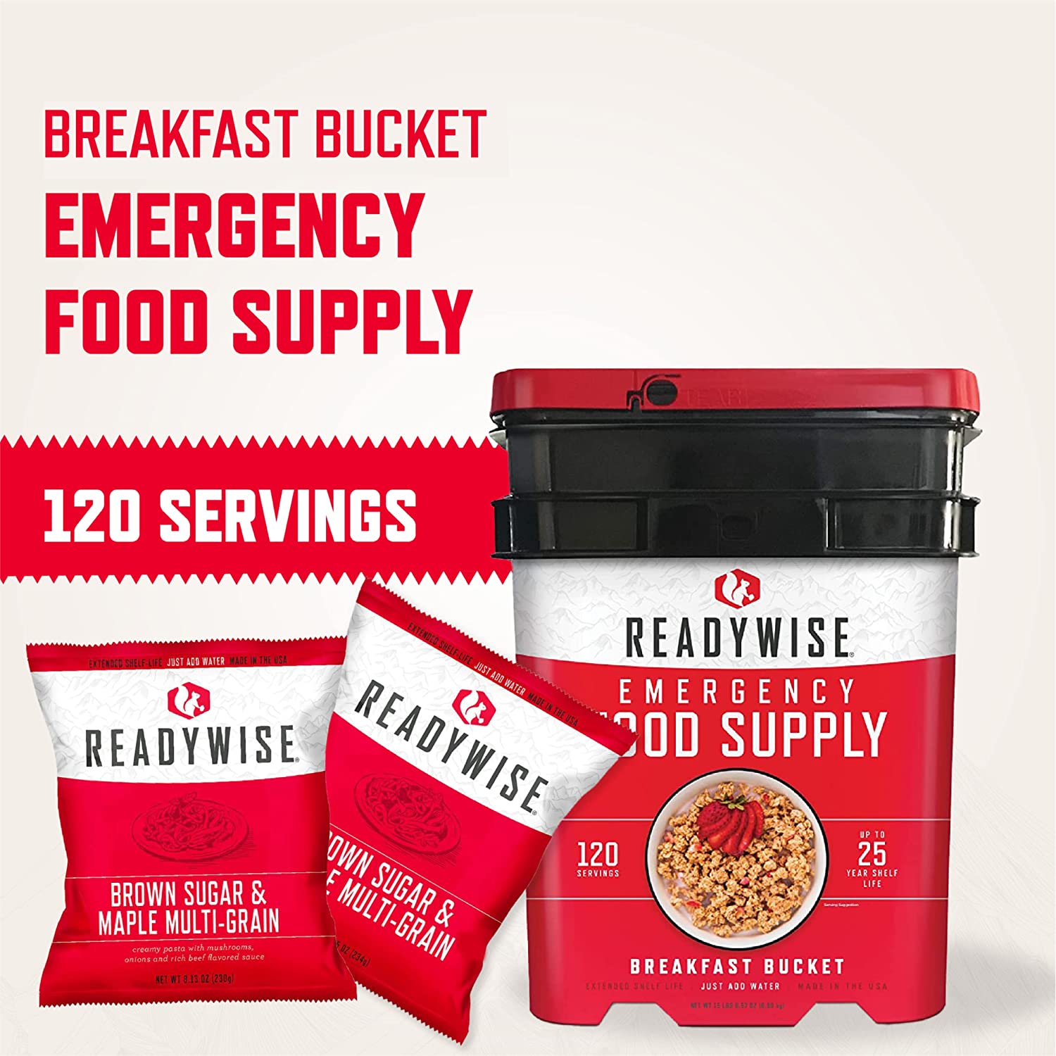 ReadyWise "Breakfast-Bucket" 120 Portionen