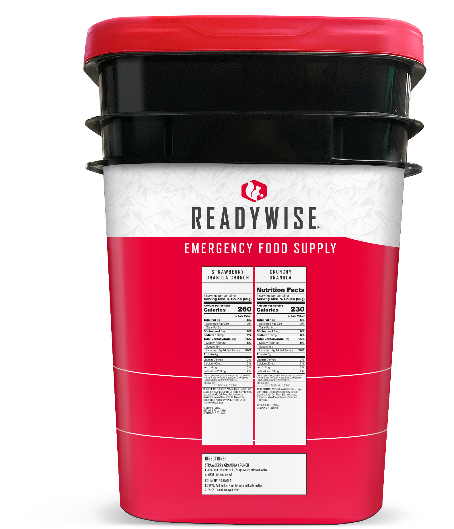 ReadyWise "Breakfast-Bucket" 120 Portionen