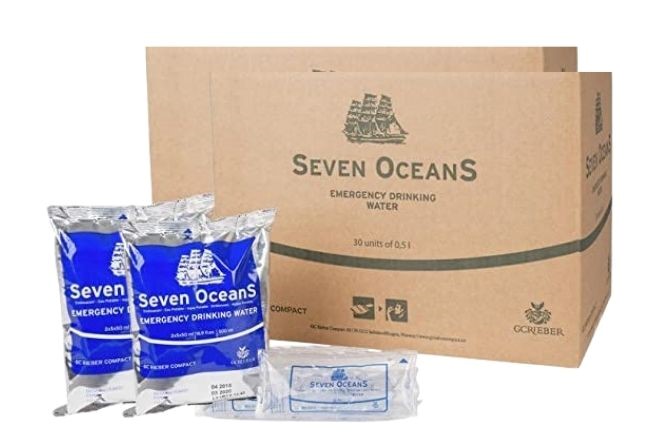 Doppeleinheit Seven Oceans Trinkwasser  60 x 500ml 