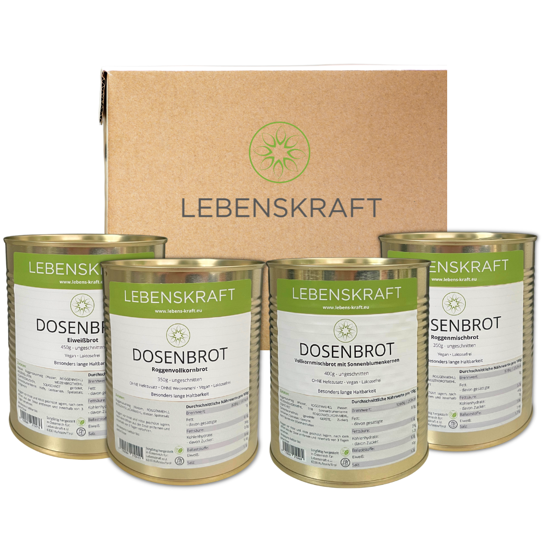 Probeset 4x Lebenskraft Dosenbrot