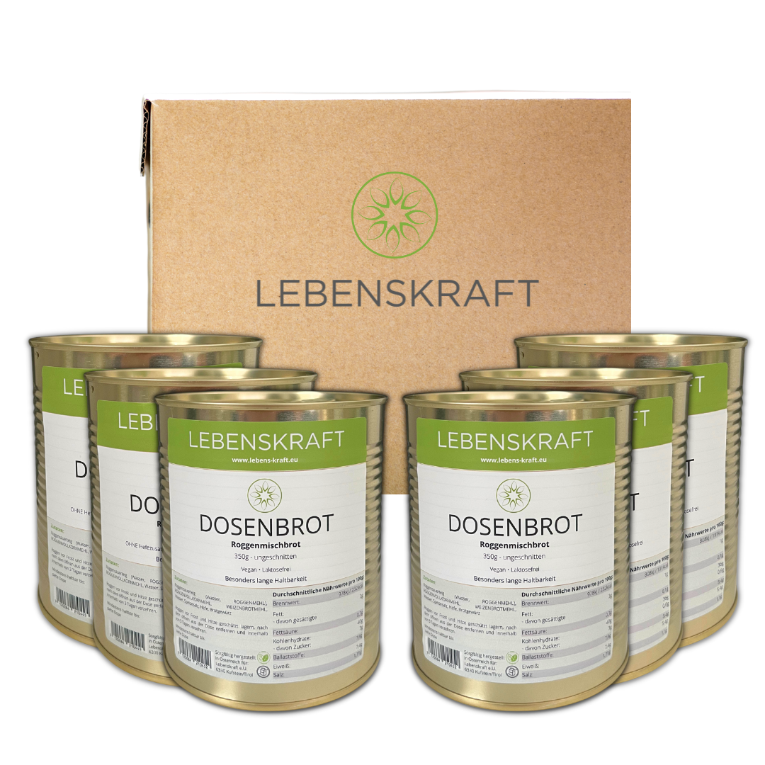 6x Lebenskraft Roggenmischbrot