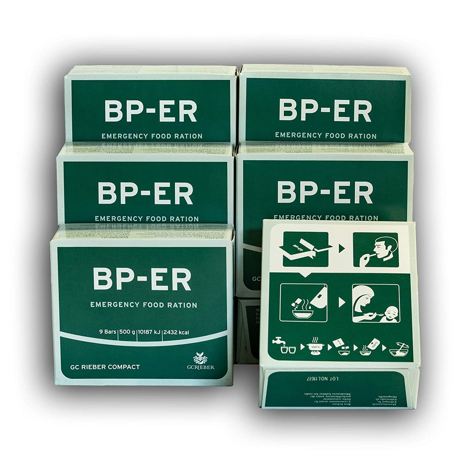 Familienpaket 5x BP-ER Langzeitnahrung 24 x 500g