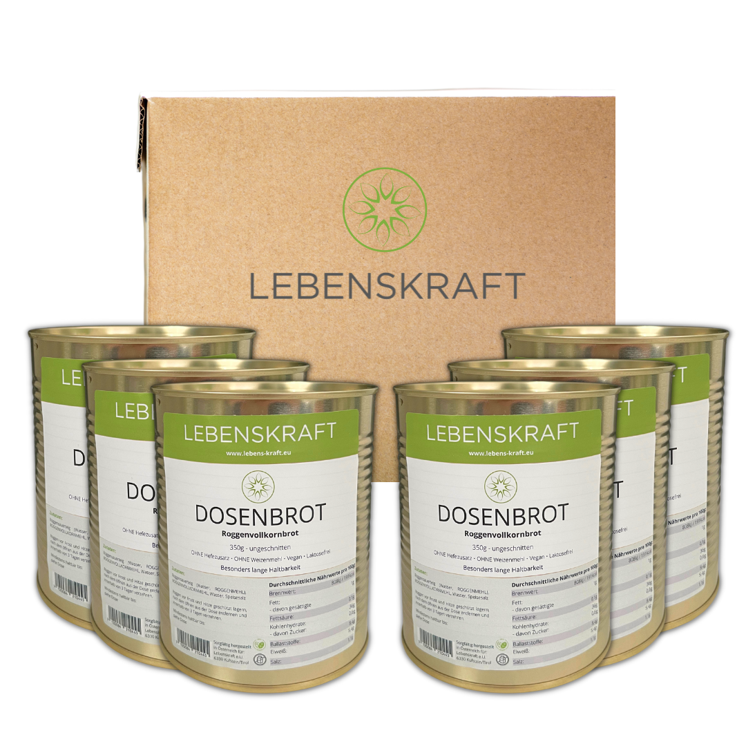 6x Lebenskraft Roggenvollkornbrot